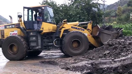 Trabzon'da şiddetli yağışın ardından