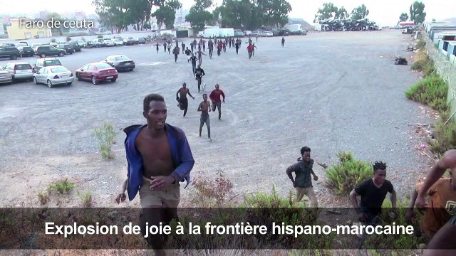 Une centaine de migrants forcent la frontière Maroc-Espagne