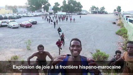 Une centaine de migrants forcent la frontière Maroc-Espagne