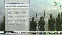 Colombia: denuncian aumento del control paramilitar en Antioquia