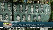Bolivia recuerda a las víctimas de la dictadura de Hugo Banzer
