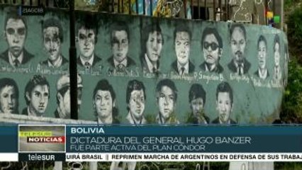 Bolivia recuerda a las víctimas de la dictadura de Hugo Banzer