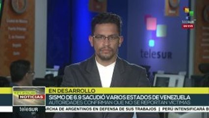 Actualizan magnitud de sismo en Venezuela a 6.9 grados