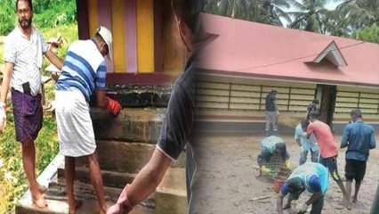 இனம், மதங்களை உடைத்தெறிந்த இஸ்லாமிய இளைஞர்கள்!    Muslim help in Hindu temple