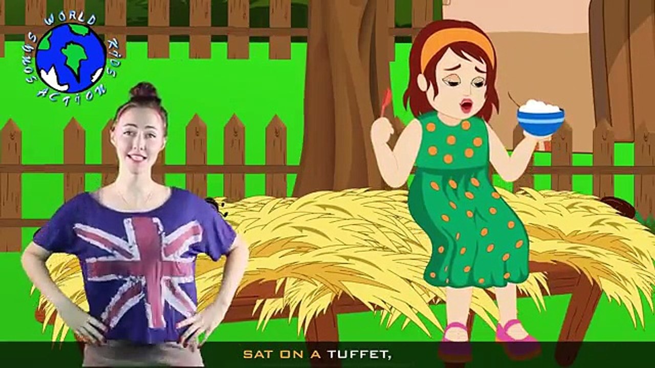 Little Miss Muffet | British Kids Song | World Kids Action Songs