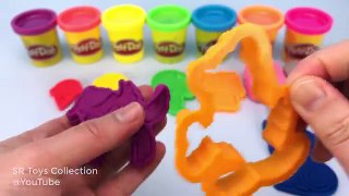 Learn Colors Play Doh Popsicle Ice Cream Peppa Pig Elmo Donald Duck Surprise Toys Disney P