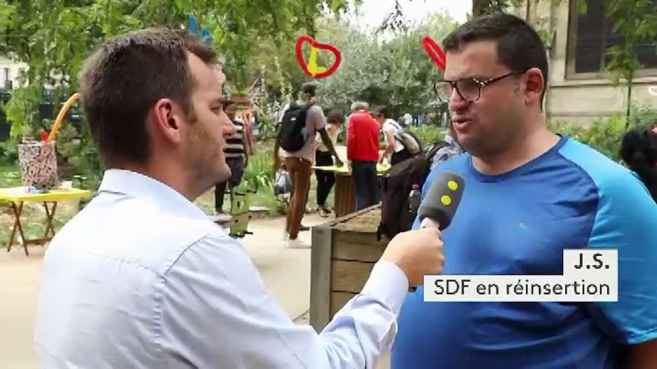 Une fête estivale pour les SDF à Paris