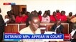 VIDEO: Earlier: MPs arrested in Arua minus Hon. Kyagulanyi(Bobiwine) and Hon. Zaake appear in court in Gulu.#NBSUpdates #NBSFocusOnArua #NBSLiveAt1