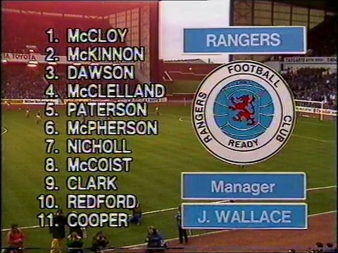 19/11/1983 - Rangers v Dundee United - Scottish Premier Division - Extended Highlights