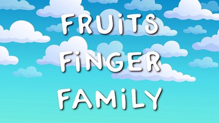 Fruits Finger Family Song | Educational Nursery Rhyme for Kids