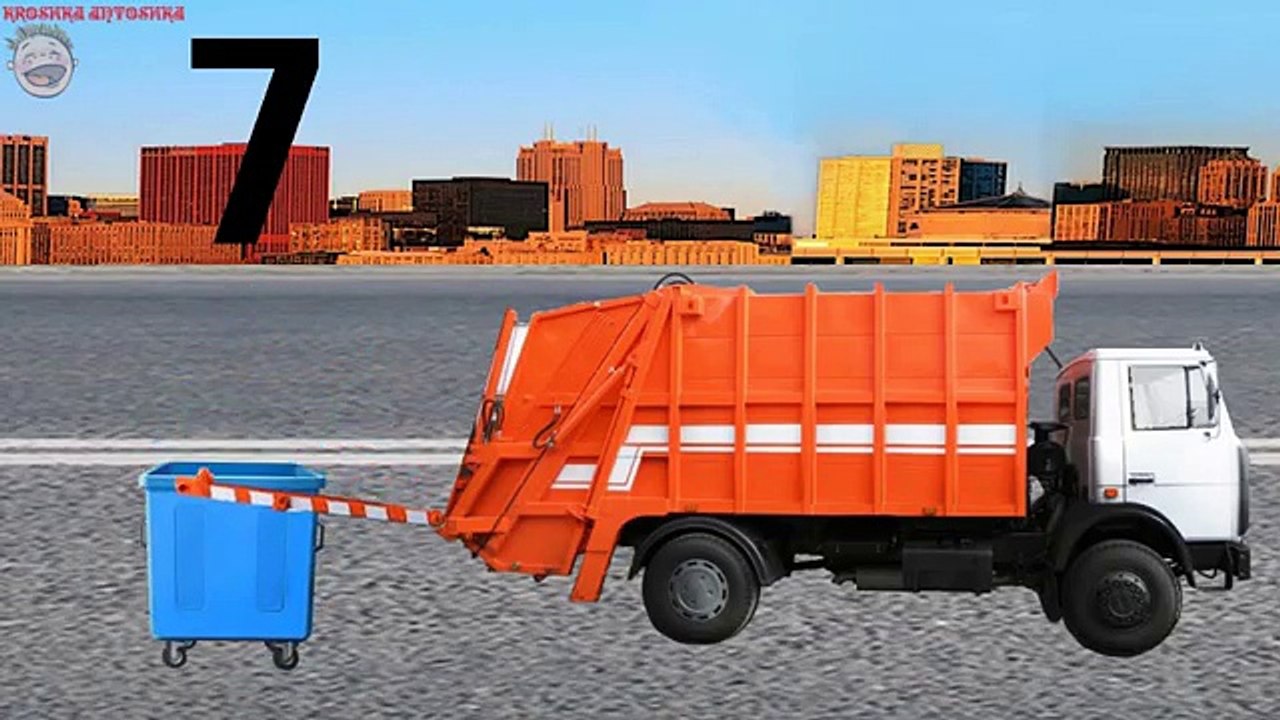 Сборник. Учимся считать от 1 до 10 с машинками. Развивающие мультики.