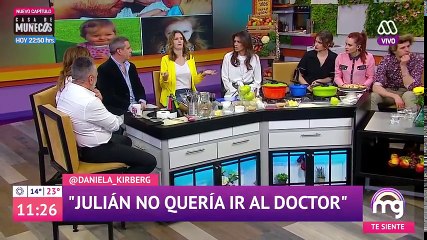 Esposa de Julián Elfenbein habla de su infarto - Mucho gusto 2018