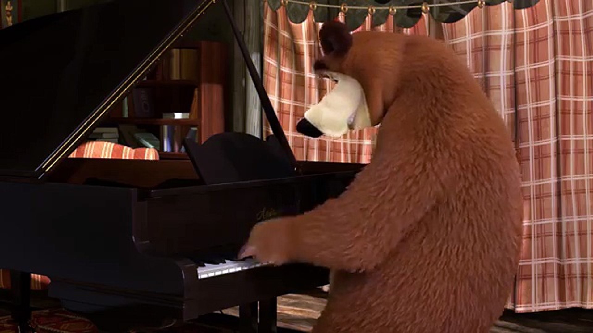 Masha and The Bear The Grand Piano Lesson (The bear and the piano) - video  Dailymotion