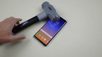 Samsung Galaxy Note 9 Hammer &   - Will it Explode-