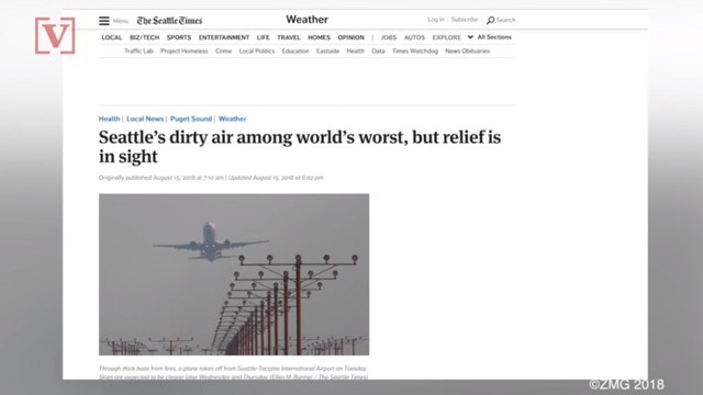 Seattle Air Quality is Equivalent to Smoking Several Cigarettes