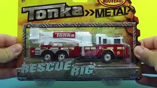 Toy Ambulance vehicle and Police car and Fire Truck unboxing presentation playing