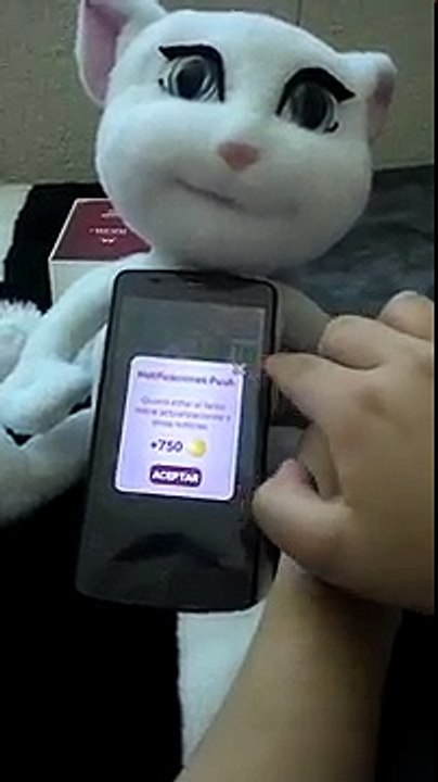 Talking angela plush and app