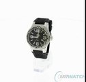 Swiss Precimax Mens Titan SP12022 Black Silicone Swiss Quartz Watch with Black Dial