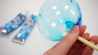 How To Make Milk Slime Water Balloon with Syrings Toy Creative For Kids