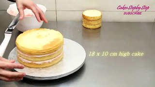 PRINCESS CASTLE Hello Kitty Play Cake How To Make by CakesStepbyStep