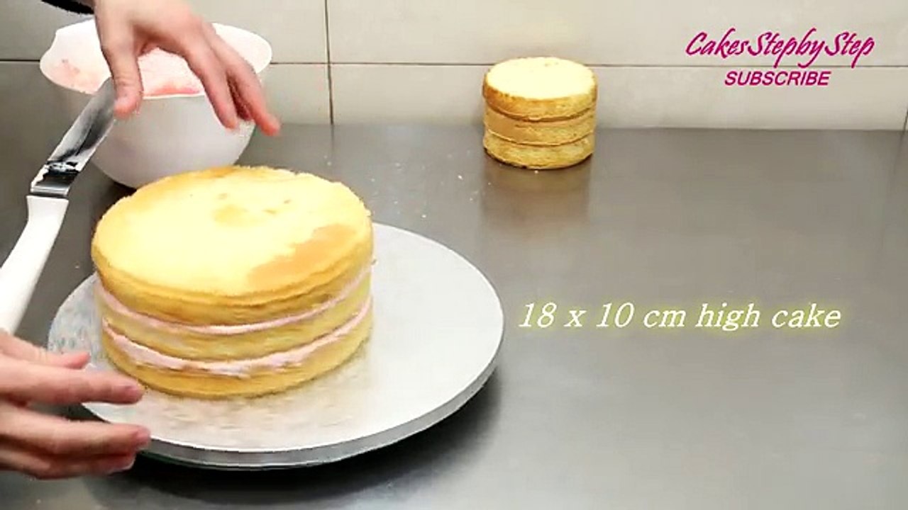 PRINCESS CASTLE Hello Kitty Play Cake How To Make by CakesStepbyStep