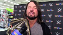 WWE Superstar AJ Styles Meets Hundreds of Fans at Toys R Us in Dedham, MA