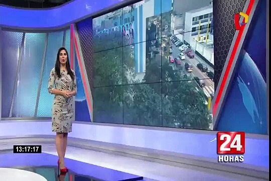 Se registró incendio en tercer piso de vivienda en San Borja