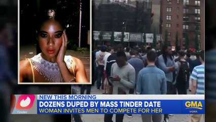 Elle donne rendez-vous à 100 hommes en même temps sur Tinder