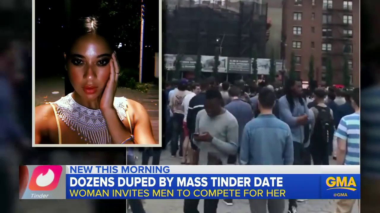 Elle donne rendez-vous à 100 hommes en même temps sur Tinder