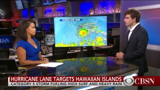 Category 5 Hurricane Lane barrels toward Hawaii