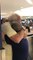 Father and Son Hug After Reuniting at Airport