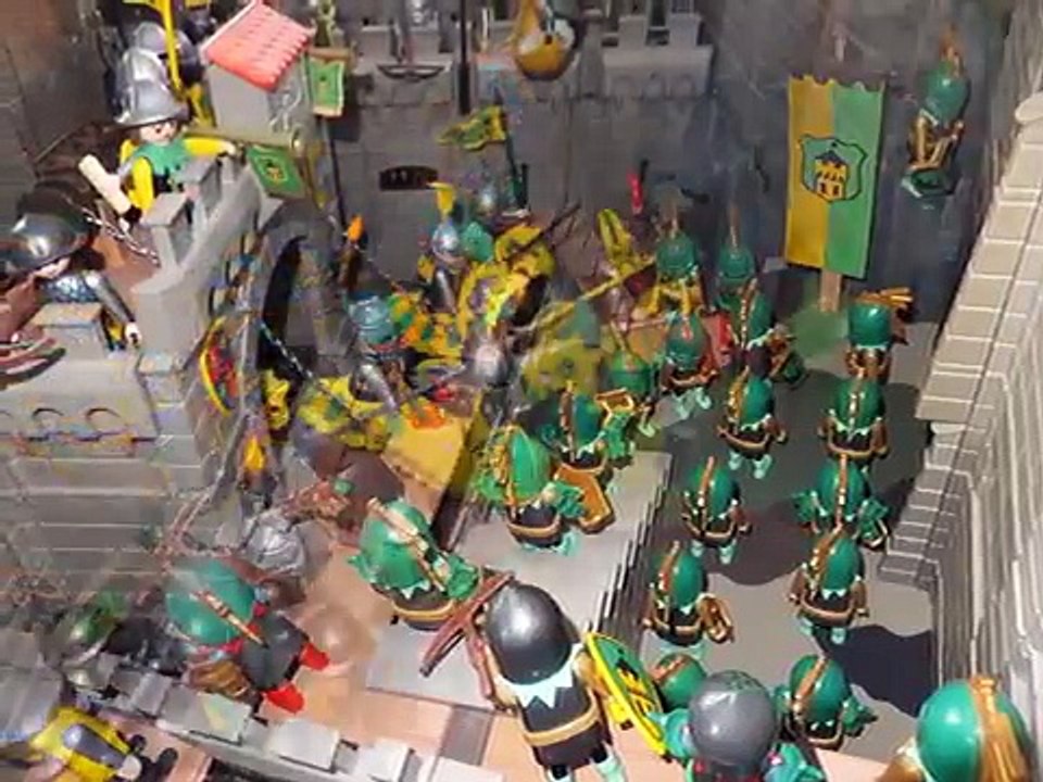 Playmobil Knights in Attack Part 2 Castle Diorama Playmobil Ritter im Angriff Ritterburg