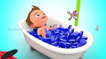 Learn Colors for Children with Baby Color Biscuits Bath 3D Kids Toddler Learning Education
