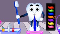 Colors for Children to Learn with Tooth Brush Colours for Kids to Learn Kids Learning Vide