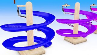 Learn Colors and Numbers for Children with Wooden Toy Train, 3D Toy to Learn, Kids Educati