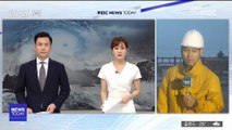 이 시각 제주…태풍 '솔릭' 서귀포 해상 통과 중