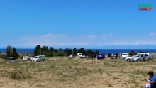 Golden eagle attacks 8 yo girl at ethnofestival in Kyrgyzstan