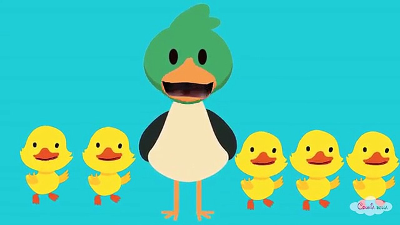 5 Μικρά Παπάκια 5 Little Ducks Eκπαιδευτικό Ελληνικά Greek Nursery Rhymes