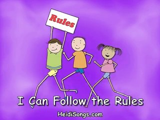 Music for Classroom Management I Can Follow the Rules song