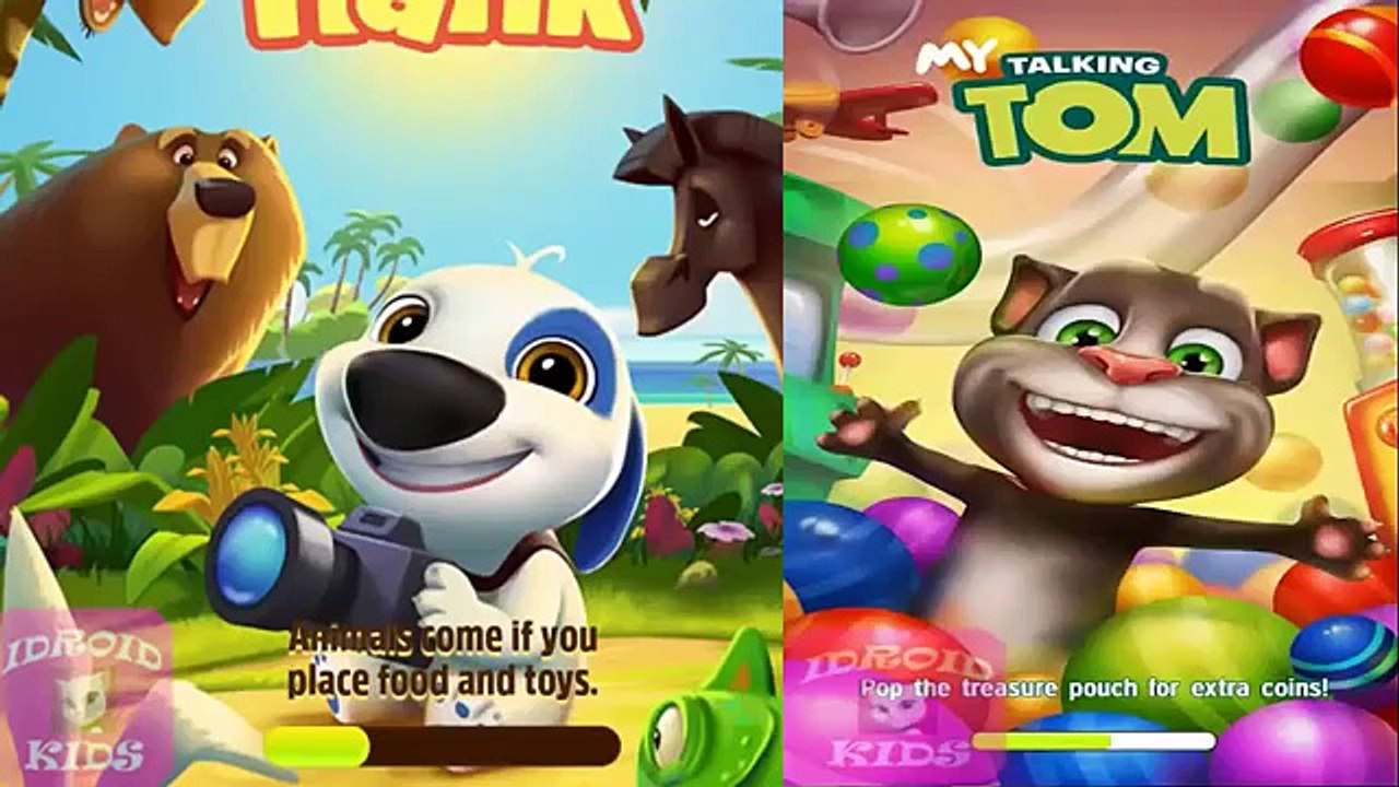 My Talking Hank Level 1 VS My Talking Tom Level 1