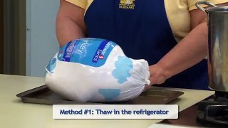 How to Safely Thaw a Turkey with Roxie Dinstel
