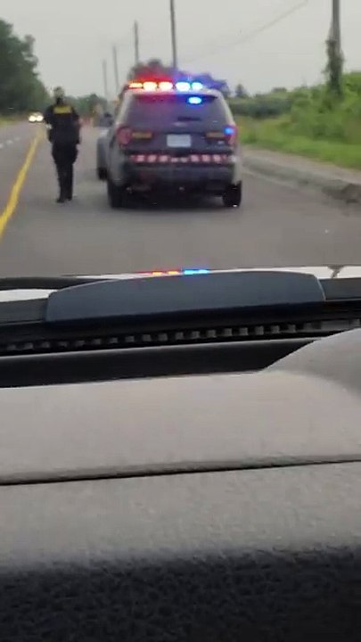 Police pull Batman over