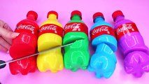 How To Make Rainbow Coca Cola Drinking Water Pudding Jelly Cooking Learn Recipe DIY 리얼 콜라