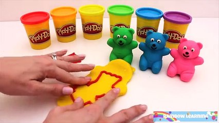 Learn Colors Play Doh Ice Cream Popsicle Mickey Mouse Surprise Toys Nursery Rhymes RL