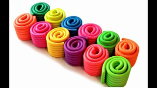 Play Doh Rainbow Ice Cream with Playdough Rolls Creative For Children