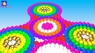 Learning Colors with Spinner 3D Spiral Lollipops for Kids, Babies, Toddlers