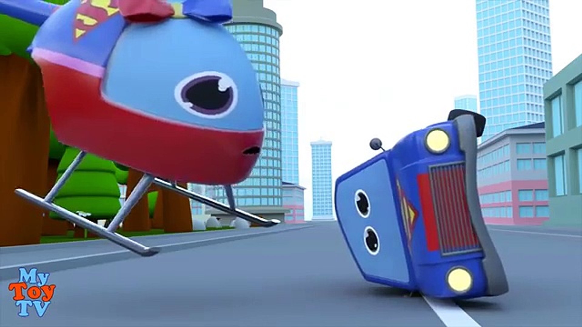 CARTOON CARS HELP DINOSAUR MOVIE FOR KIDS