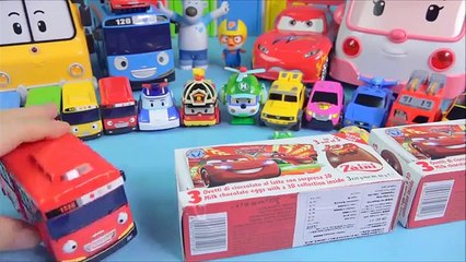 Surprise eggs Disney Cars Lightning McQueen 알까기 디즈니카 서프라이즈 에그