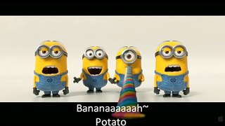 Banana and Potato Song with Subtitled Lyrics (Despicable Me 2 Trailer)