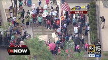 Protesters gather to call for Maricopa County to stop cooperating with ICE